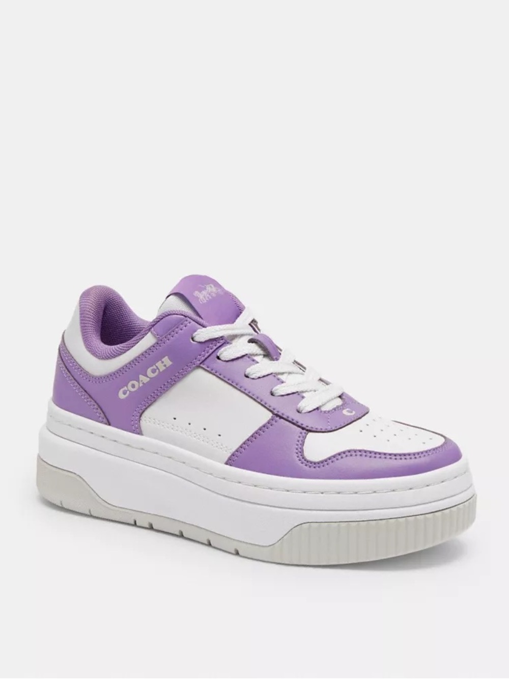 COACH Platform Sneaker Women's Size US 8 B, Iris/Optic White